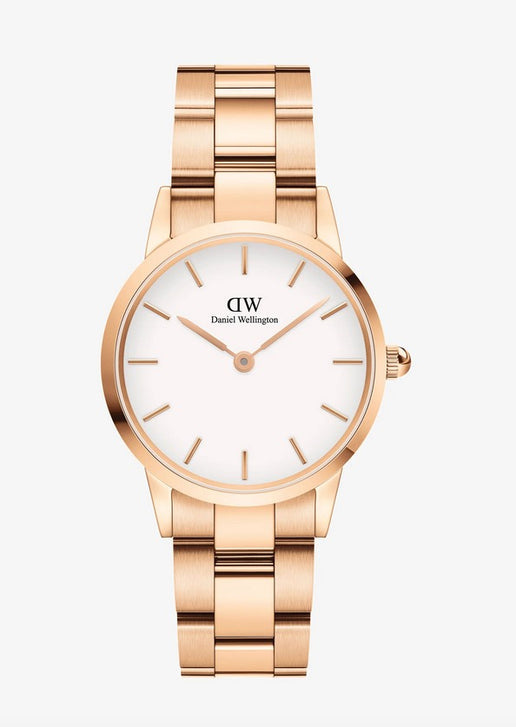 Orologio Donna Daniel Wellington ICONIC LINK Rosa quadrante bianco DW00100213
