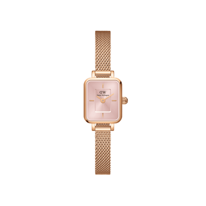 OROLOGIO DANIEL WELLINGTON QUADRO MINI MELROSE GOLD BLUSH 15,4 x 18,2 mm DW00100650