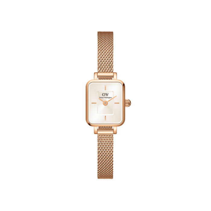 OROLOGIO DANIEL WELLINGTON QUADRO MINI MELROSE GOLD CHAMPAGNE 15,4 x 18,2 mm DW00100651