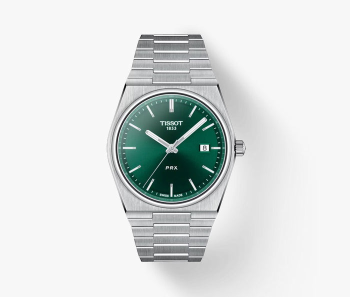 Orologio UOMO TISSOT PRX Verde Quarzo T137.410.11.091.00