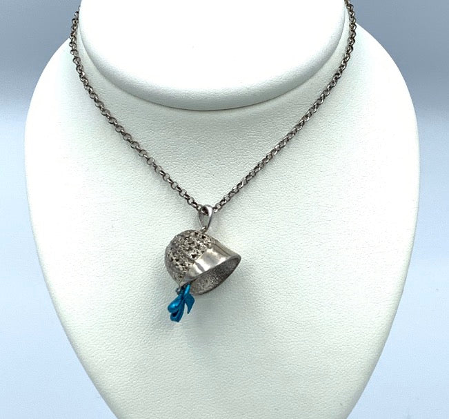 Collana con cappello pendente Chapeau in Argento C024