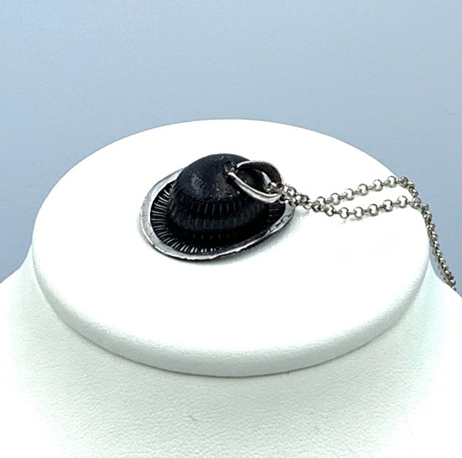 Collana con pendente Chapeau in Argento C020