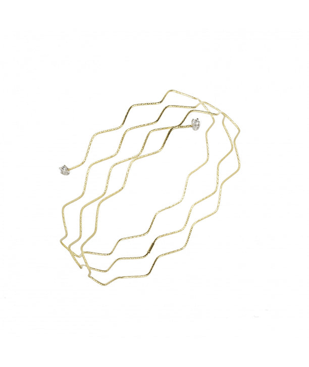 Bracciale Magic Wire in Oro 18 Kt " Nazarè" Ref. 160-B03-GD-01
