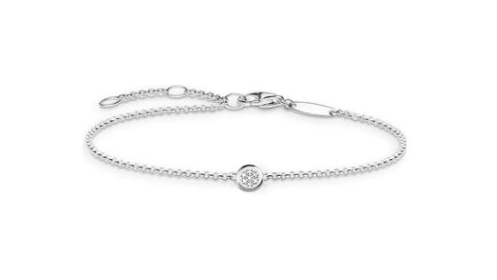 Thomas Sabo Bracciale argento con pavè di Diamanti