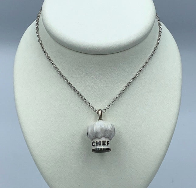 Collana con cappello pendente Chapeau in Argento C025