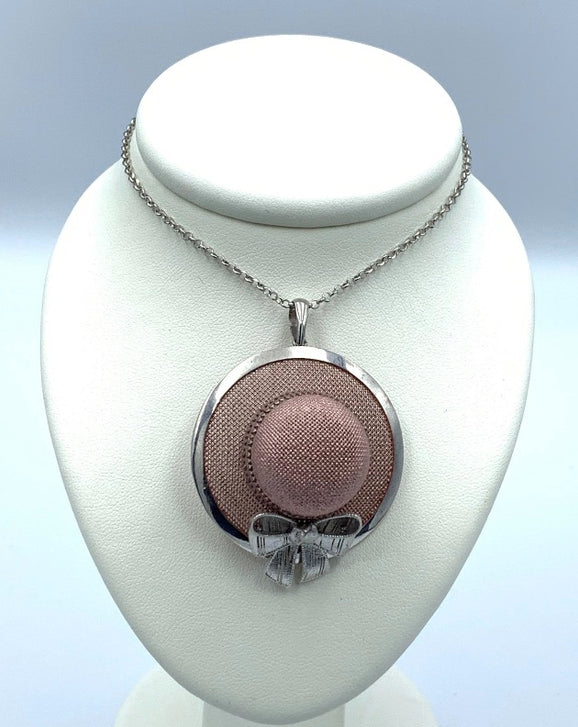 Collana con cappello pendente Chapeau in Argento C008