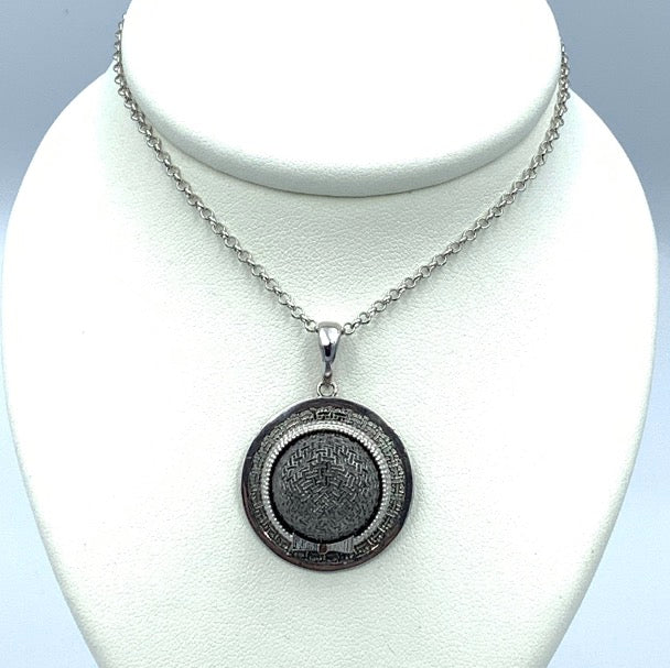 Collana con pendente Chapeau in Argento C062
