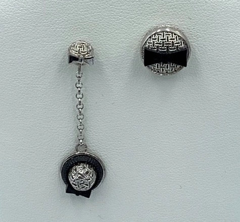 Orecchini cappelli Chapeau in argento O002