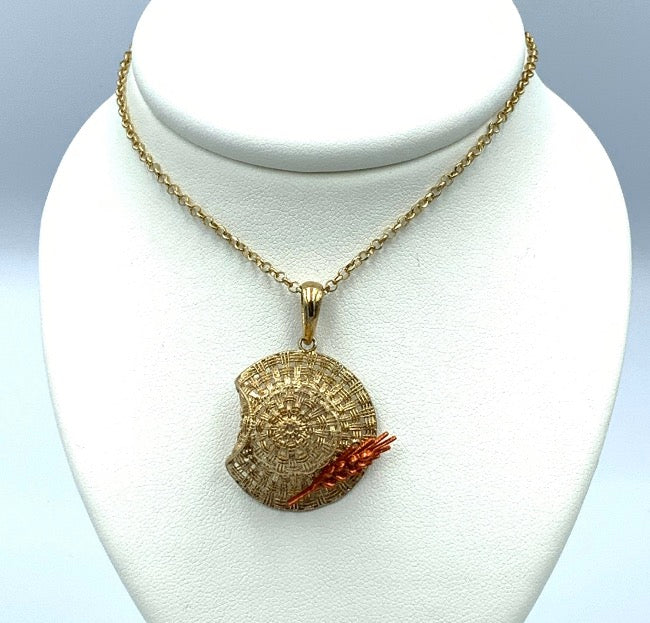 Collana con pendente Chapeau in Argento C017
