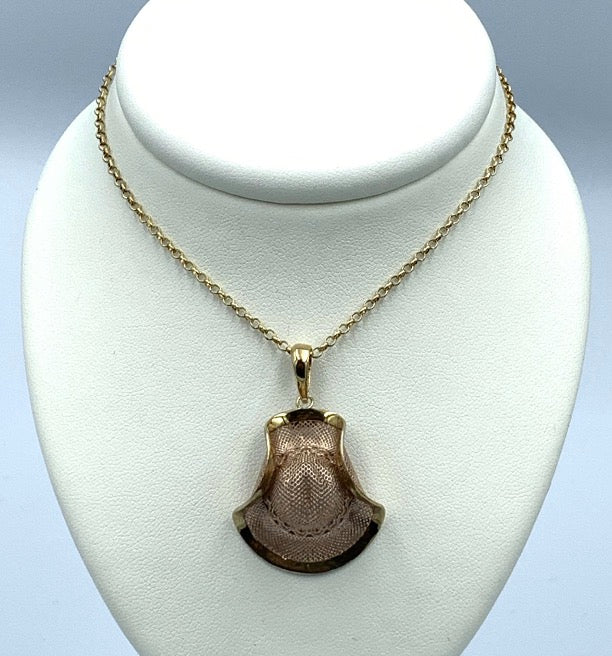 Collana con pendente Chapeau in Argento C063