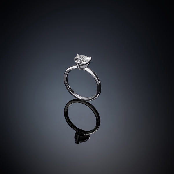 Anello Chiara Ferragni Donna Love Parade Silver con Cuore Bianco Ref. J19AVI39