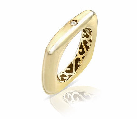 Anello Labriola in oro 18 kt e diamante 0,03 ct - 3033