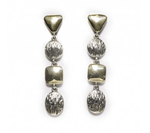 Orecchini Styliano Argento e Oro 1553