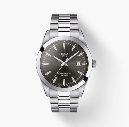 Orologio Tissot Gentleman Powermatic 80 Silicium Antracite T1274071106101
