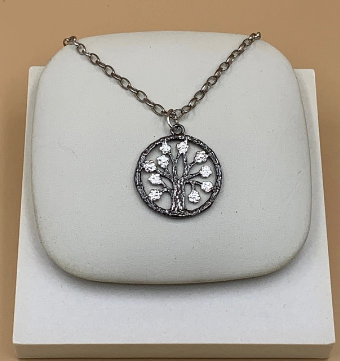 Collana Brunita Julie Julsen in Argento 925 con Albero della Vita B01