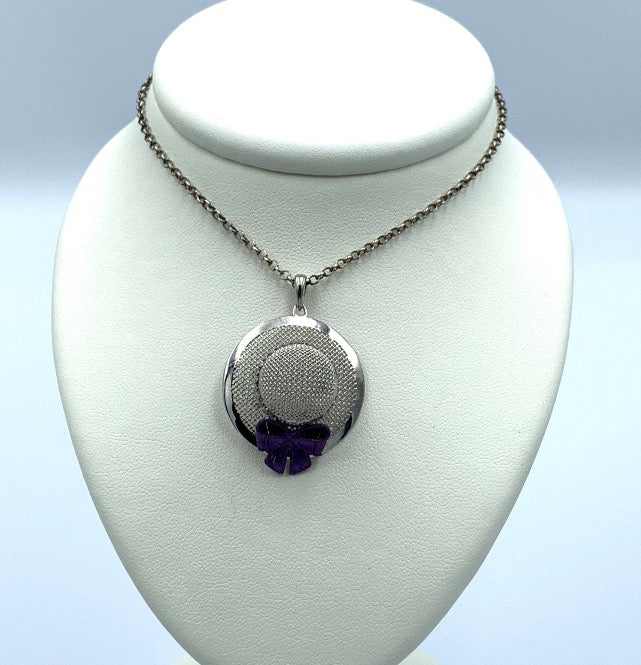 Collana con pendente Chapeau in Argento C005