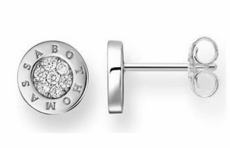 Orecchini tondi Thomas Sabo in argento
