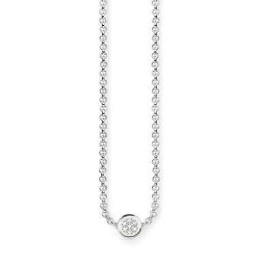 Thomas Sabo Collana argento con pavè di Diamanti