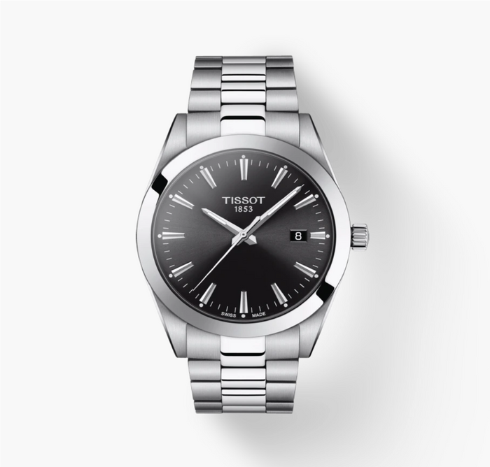 Orologio Tissot Gentleman Nero Quarzo T127.410.11.051.00