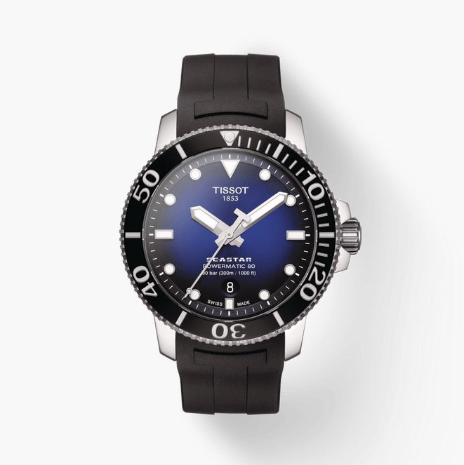 Tissot Seastar 1000 Powermatic 80 BLU Silicone T120.407.17.041.00