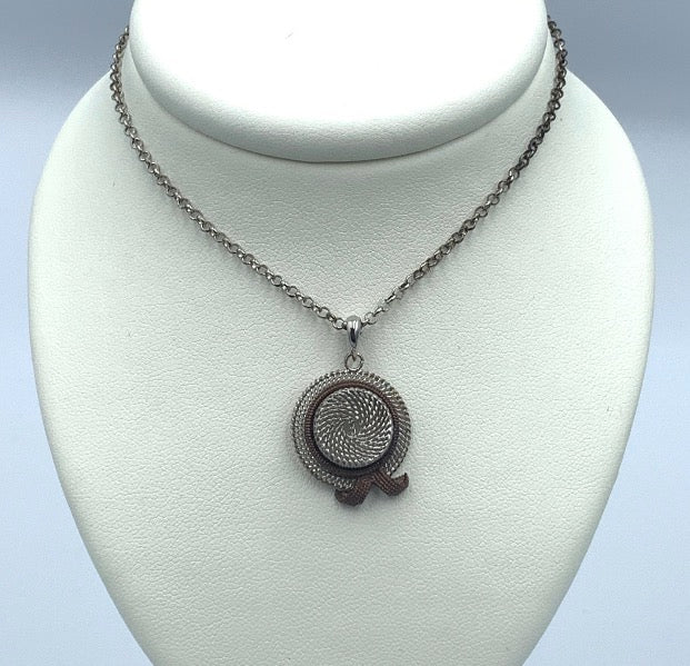 Collana con cappello pendente Chapeau in Argento C035