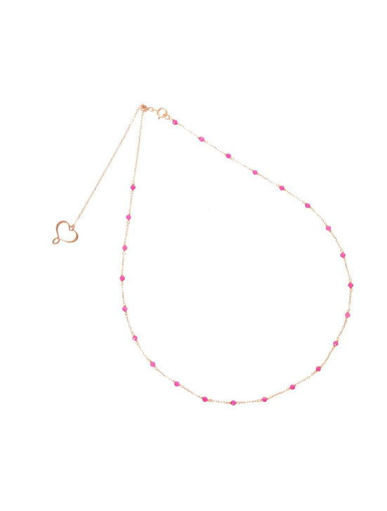 COLLANA GIROCOLLO 18KT RUBELLITE Ref. GHPTARU