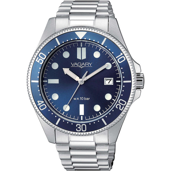 Orologio Solo Tempo Vagary By Citizen Aqua39 blu VD5-112-71