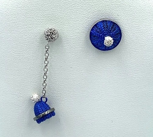 Orecchini cappelli Chapeau in argento O004