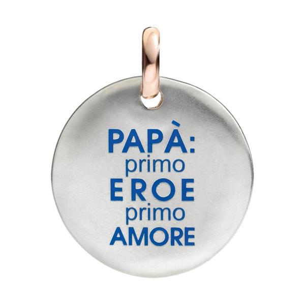 Queriot Civita ciondolo moneta Papà primo eroe primo amore