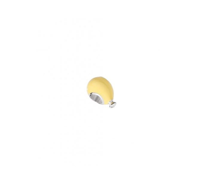 Queriot Civita Palloncino in argento con smalto giallo
