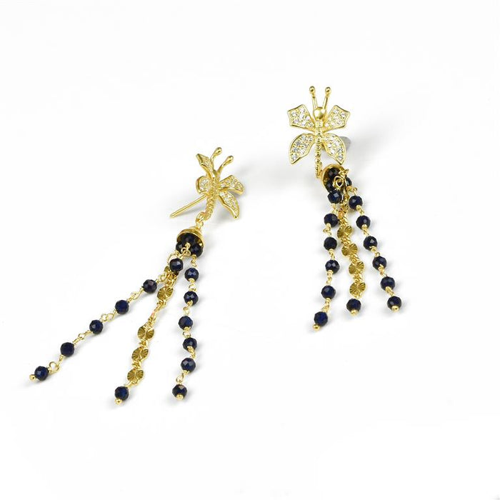 Orecchini Misis in argento placcato in oro 18 Kt. Potentilla Ref. OR10172