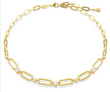 Swarovski Collana Constella Bianca, Placcato color oro Ref. 5683354