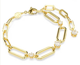 Bracciale Swarovski  Braccialetto Constella Bianco, Placcato color oro Ref. 5683359