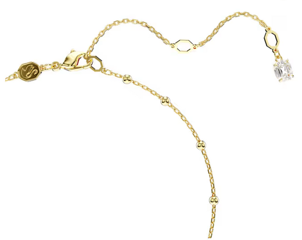 Swarovski Collana a Y Imber Taglio Round, Bianco, Placcato color oro Ref. 5684510