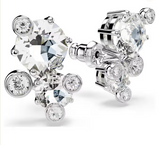 Orecchini Swarovski  a lobo Constella Taglio Round, Bianchi, Placcato rodio Ref. 5732253