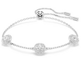 Bracciale Swarovski  Braccialetto Una Angelic Taglio Round, Motivi a doppia faccia, Bianco, Placcato rodio Ref. 5732272
