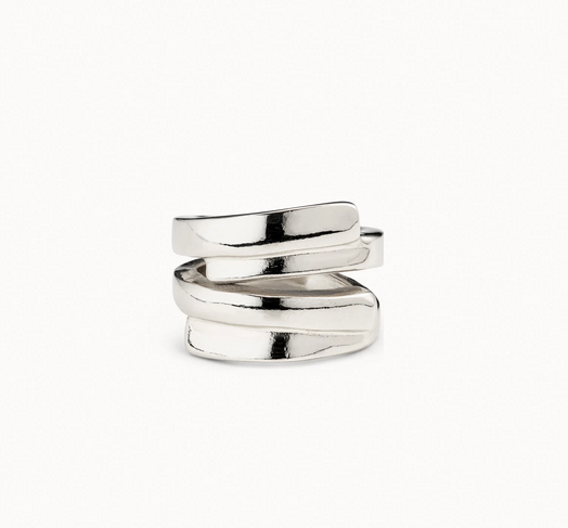 Anello UNOde50 Anello irregolare placcato argento Sterling Ref. ANI0639MTL