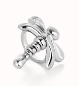 Anello UNOde50 Anello libellula placcato argento sterling ref.ANI0820MTL