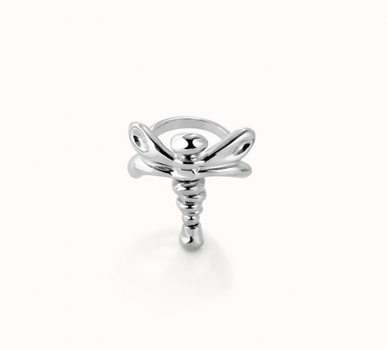 Anello UNOde50 Anello libellula placcato argento sterling ref.ANI0820MTL