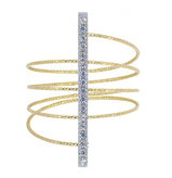 Anello Magic Wire GDiva Spirale in Oro 18Kt e Diamanti Ref. 237