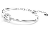 Bracciale Swarovski  Braccialetto  Bracciale rigido Dextera Taglio Round Bianco Placcato rodio Ref. 5743569