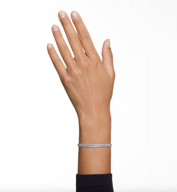 Bracciale Swarovski Matrix cristalli bianchi taglio round Ref. 5221397