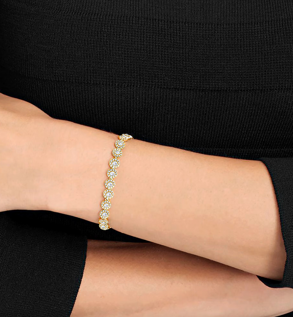 Bracciale Swarovski Tennis Una Angelic Gold Ref. 5505469