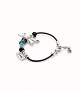 Bracciale UNOde50 con libellula placcato argento sterling e cristalli Ref. PUL2478