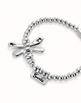 Bracciale UNOde50 elastico con libellula placcato argento sterling Ref. PUL2476