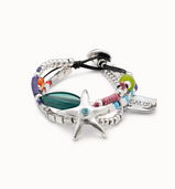 Bracciale UNOde50 placcato argento e pietre di resina Ref. PUL0892