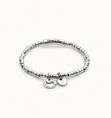 Bracciale UNOde50 placcato in argento sterling con charm integrati REf. PUL1597