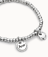 Bracciale UNOde50 placcato in argento sterling multicharms per donna Ref. PUL1596