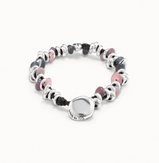 Bracciale UNOde50 Bracciale placcato argento Sterling con cristalli blu Ref. PUL1615