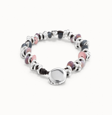 Bracciale UNOde50 Bracciale placcato argento Sterling con cristalli blu Ref. PUL1615